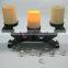 cheap led iron table standing plastic candle holder