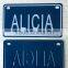 Bicycle license plate/name plate