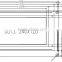 6.07 inch 240x128 T6963C graphic lcd module for industrial machine