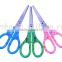 Manufacture colorful handle printing popular school student fancy scissors