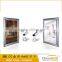 Long using life snap aluminum edge display light box for cabinet restaurant