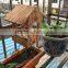 wooden bird feeder