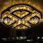 Hot Selling 60W LED Ceiling Lamp Stainless Steel K9 Crystal Decoration Ceiling Lamp