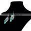 Wholesale Ginasy Bohemia Style Drop Earrings Teardrop Turquoise Dangle Earrings For Women
