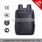 2016 new model pu leather school bag laptop backpack