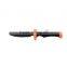Fixed Blade Outdoor Survival Knife with Black Coated Blade and nice plasctic handle