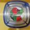 TPR plastic food grade container with lids