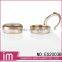 Luxury shiny round cosmetic empty eyeshadow case