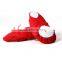 2016 wholesale boutique baby new years stylish flexible wide dance red shoes