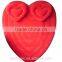 Love shape sweet round inflatable air mattress