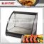 Most Popular Digital Black Mirror Steel Hot Foods Warmer Display Showcase Kitchen Equipment