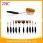 2016 New Professional 10 pcs Set Rose Gold Oval Cosmetic Make Up Brush Set,Toothbrush Makeup Brush Set Wholesale With Box