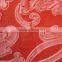 supplier 3D floral embossed 100% polyester velvet fabric for dress