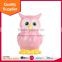 Hot selling creative ceramic animal owl piggy bank as children gift
