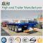SHENGRUN 3 axle 80tons container semi trailer flatbed semi trailer for sale