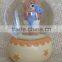 Hot sale eco-friendly warm color baby series snow globes wholesale