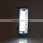 White Plastic 10+1W SMD LED Flashlight With Efficient Solar Panel