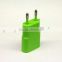 custom acceptable dual USB chargers adapter forall smartphone charger 9v