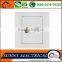 Best Sale Good Quality Electric Popular White Wall PC Double 2 Twins Socket With CE Certification