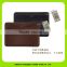 High Quality Soft PVC Leather ID Card Luggage Tag Initial Bag Tag 16454
