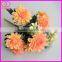10 heads bush marigold flower wholesale artificial flowers