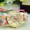 2016 fashion handmade braid women friendship dreamcatcher bracelet watch geneva