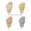 crystal rhinestone roman numeral quartz stainless steel watch for women