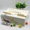 Hot stamp PU box packaging,custom healthy food box,large white leather box
