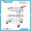 Foldable Metal Warehouse Supermarket Trolley Cart