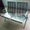 3 Seats High Backrest stainless steel airport waiting chairs