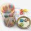 Rose Flower Handmade Lollipop and Flat Fruits Lollipop Candy