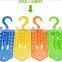 Portable Folding Plastic Clothing Coat Hanger Travel Foldable Hanger/Clothes Rack