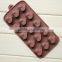 FDA&LFGB Approved Customized Silicone Chocolate Mold Heart Shape