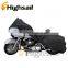 Black Waterproof Motorcycle Dust Storage Cover for Honda Kawasaki Suzuki Yamaha Harley Davidson