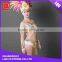 Fashion sexy yellow purple feather golden beaded tassel carnival suit