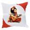 Soft Fashionable personalized sublimation pillow cushion with color edge