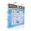 Straight fabric pop up stand exhibition backdrop pop display