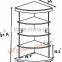 Melamine Board Display Shelves