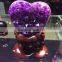 wholesale Nature rare amethyst geode heart