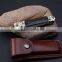 Doshower hunting knives pocket folding with bowie knife of fancy knife