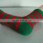 Haining GS custom red stripes design green children bamboo fiber socks