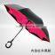 Inside out umbrella, magicbrella c handle umbrella,upside down umbrella