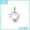 925 Silver Cross Charm Pendant in Sterling Silver for Necklace