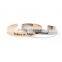 Hotselling plain custom words stainless steel adjustable cuff bangle