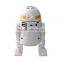 Cute robot cartoon led light mini bluetooth speaker with fm radio made in china