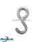 metal bulk S hook/ S shaped metal hooks,closed s hook for sale
