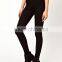 High Waist Denim Tube Pants in Clean Black for women (LOTX118)