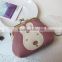 alibaba china factory bulk Metal twist frame leather material coin purse squeeze coin purse