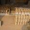 Polished Outdoor Yellow Color Wood Sandstone Tile
