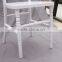 white Resin/Acrylic/PolyCarbonate Napoleon Chair--strong